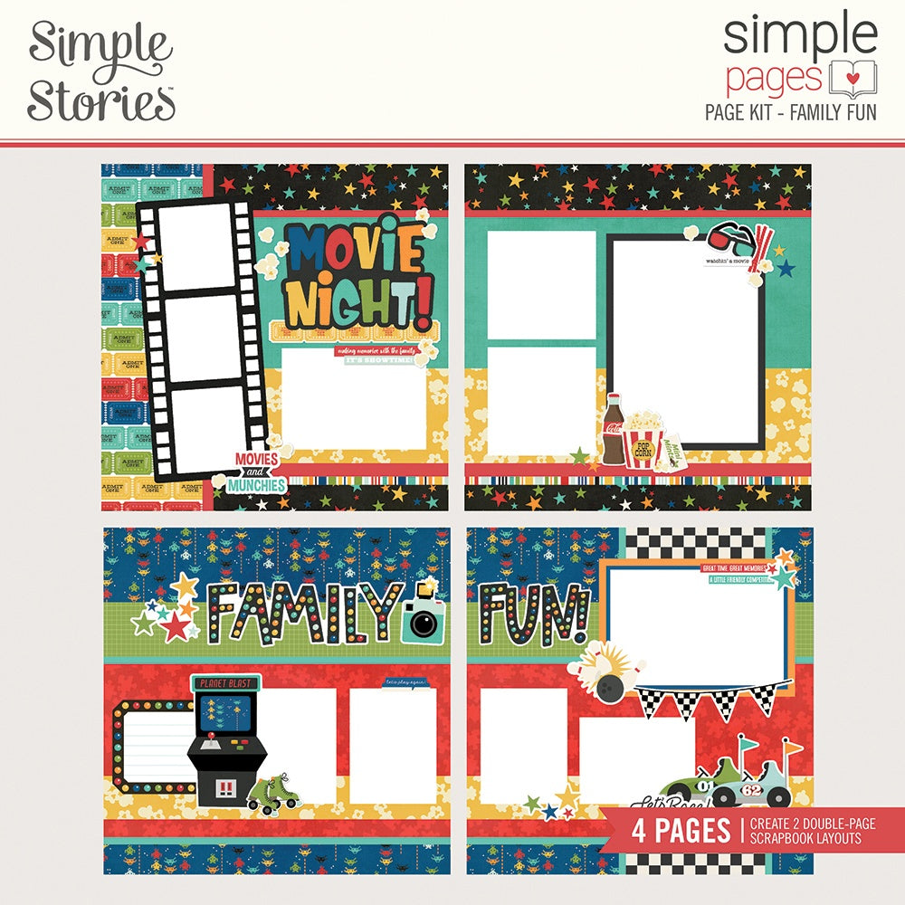 Simple Stories Simple Pages Page Kit-Family Fun
