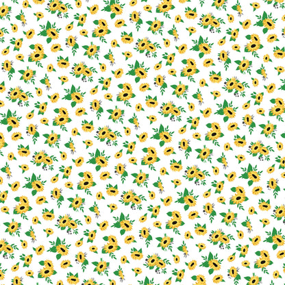 Sweet As Honey Double-Sided Cardstock 12"X12"-Sunflowers