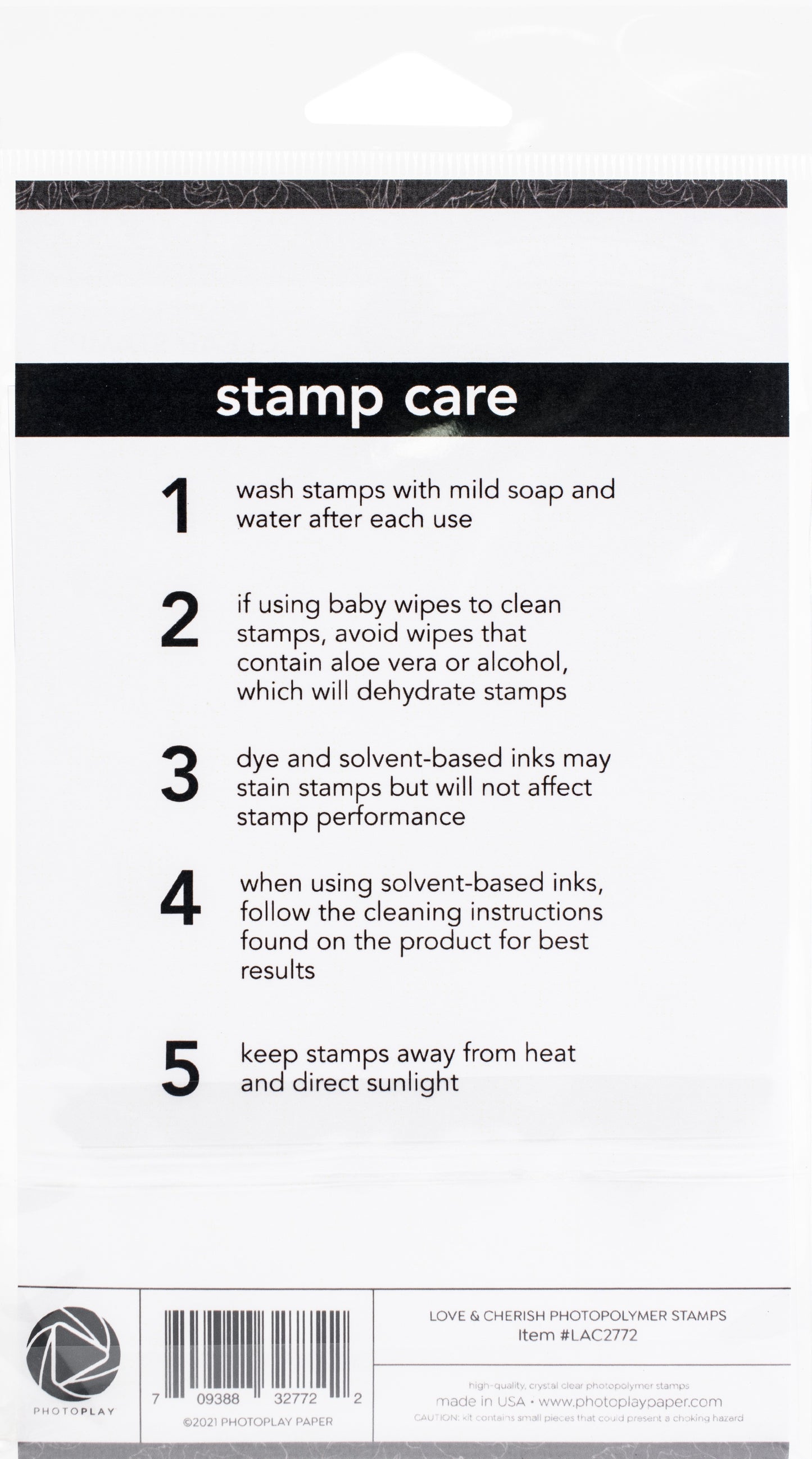 PhotoPlay Photopolymer Clear Stamps-Love & Cherish