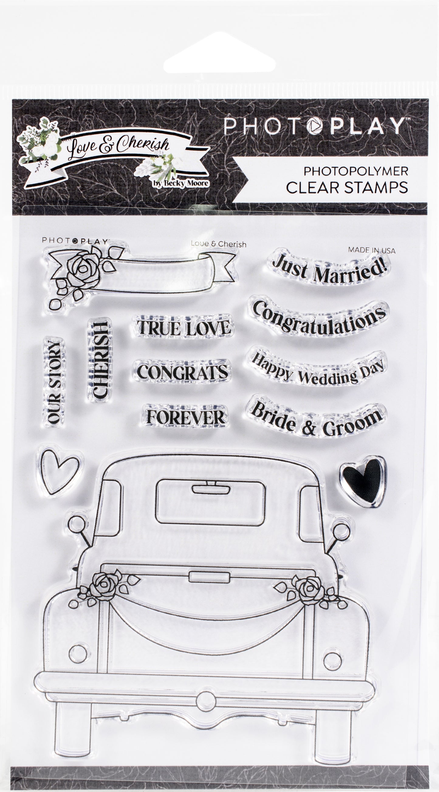 PhotoPlay Photopolymer Clear Stamps-Love & Cherish