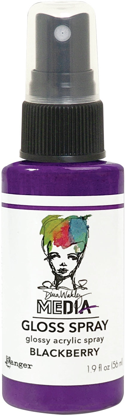 Dina Wakley Media Gloss Sprays 2oz-White