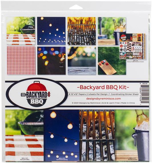 Reminisce Collection Kit 12"X12"-Backyard BBQ