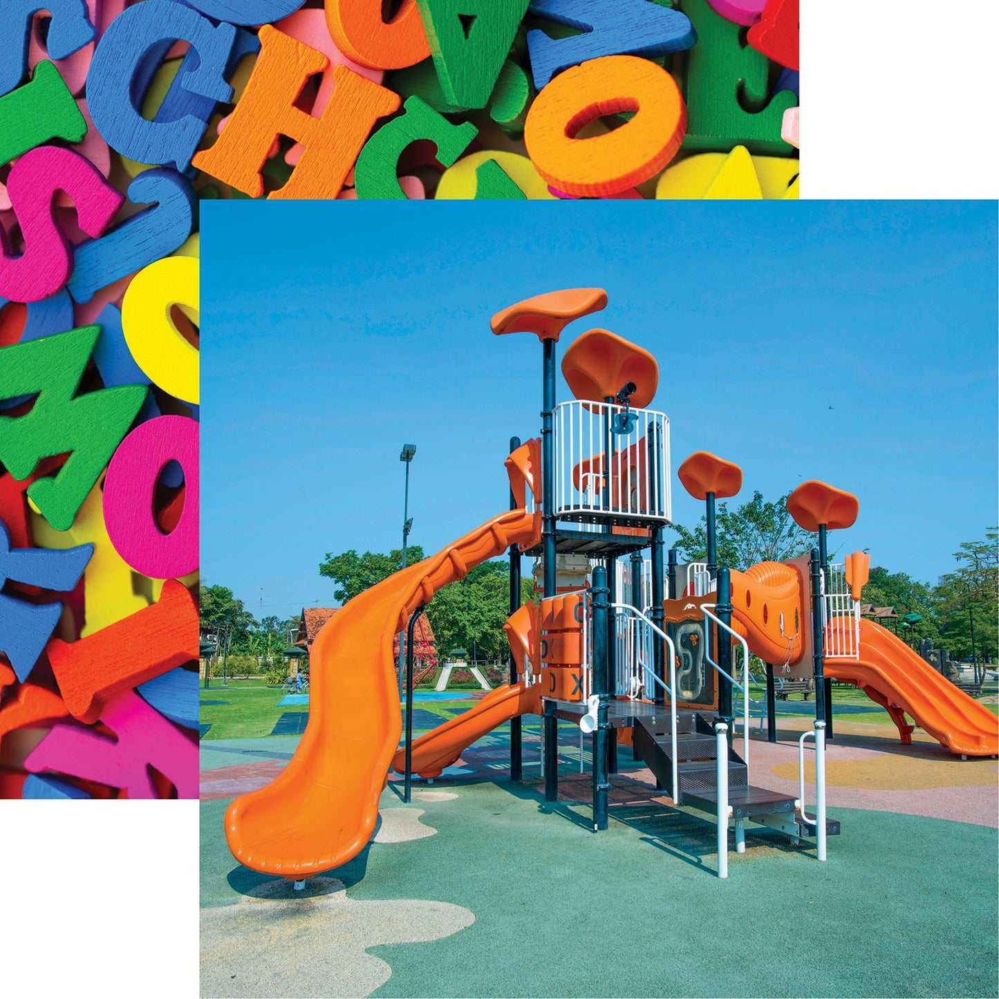 Terrific Toddler Double-Sided Cardstock 12"X12"-Playground