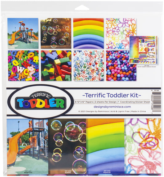 Reminisce Collection Kit 12"X12"-Terrific Toddler