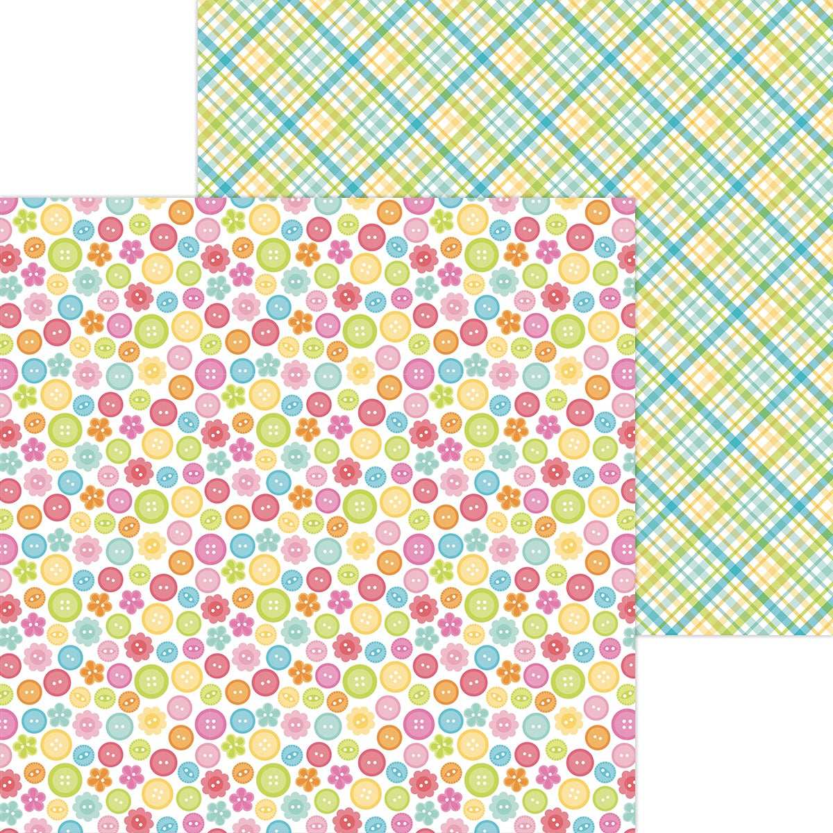 Cute & Crafty Double-Sided Cardstock 12"X12"- Select Style