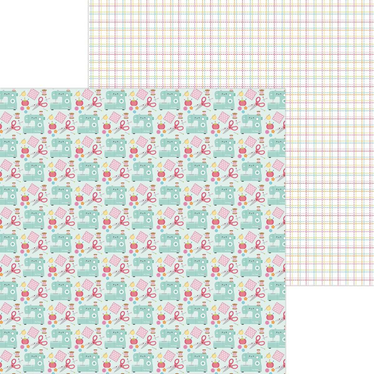 Cute & Crafty Double-Sided Cardstock 12"X12"- Select Style