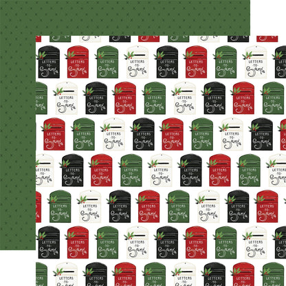 Home For Christmas Double-Sided Cardstock 12"X12"- Select Style