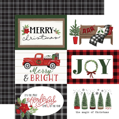 Home For Christmas Double-Sided Cardstock 12"X12"- Select Style