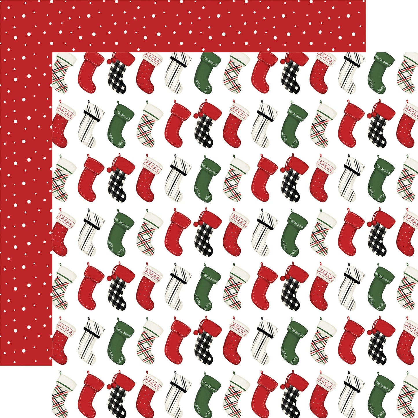 Home For Christmas Double-Sided Cardstock 12"X12"- Select Style