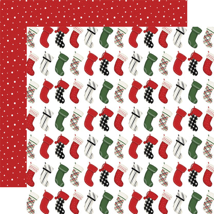 Home For Christmas Double-Sided Cardstock 12"X12"- Select Style