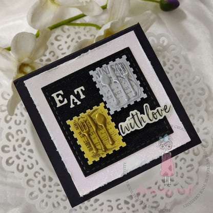 Dress My Craft Paper Punch-Postcard Ticket
