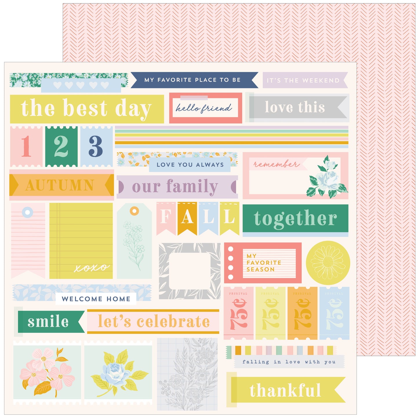 The Best Day Double-Sided Cardstock 12"X12"- Select Style