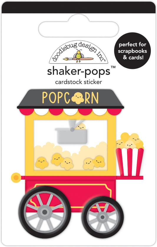 Doodlebug Shaker-Pops 3D Stickers-What's Poppin'