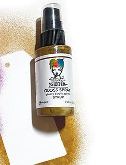 Dina Wakley Media Gloss Sprays 2oz-White