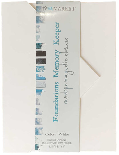 49 And Market Foundations Memory Keeper-White Envelope