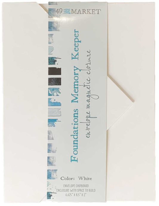 49 And Market Foundations Memory Keeper-White Envelope
