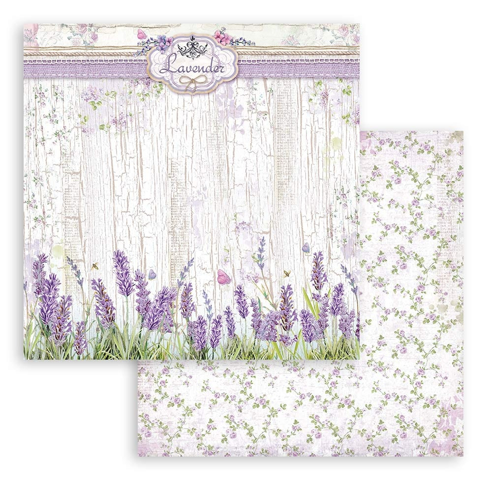 Stamperia Double-Sided Paper Pad 8"X8" 10/Pkg-Provence, 10 Designs/1 Each