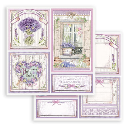 Stamperia Double-Sided Paper Pad 8"X8" 10/Pkg-Provence, 10 Designs/1 Each