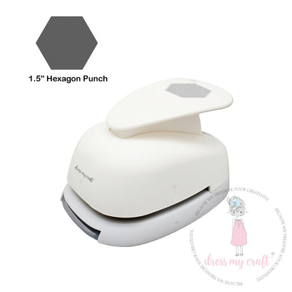 Dress My Craft Designer Punch-Hexagon 1.5"