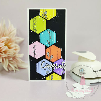 Dress My Craft Designer Punch-Hexagon 1.5"