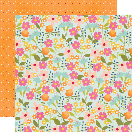 Summer Lovin' Double-Sided Cardstock 12"X12"-4"X6" Elements