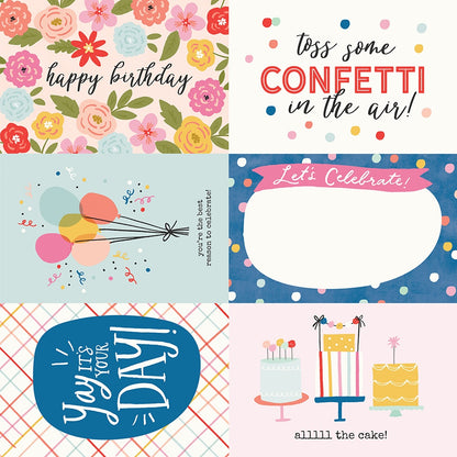 Celebrate! Double-Sided Cardstock 12"X12"-4"X6" Elements