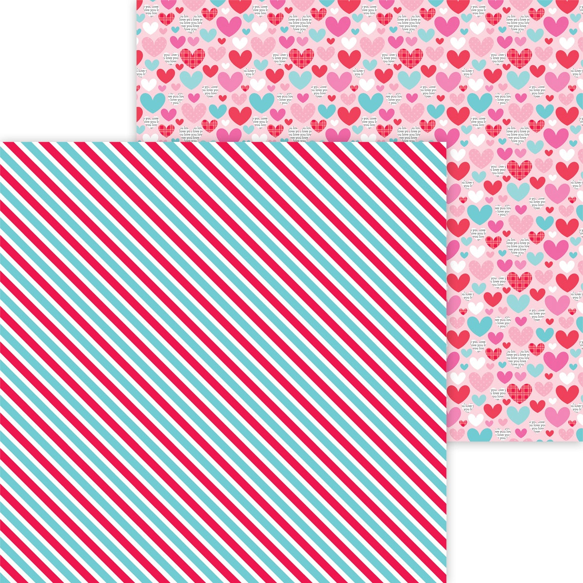 Lots Of Love Double-Sided Cardstock 12"X12"-Sprinkled With Love