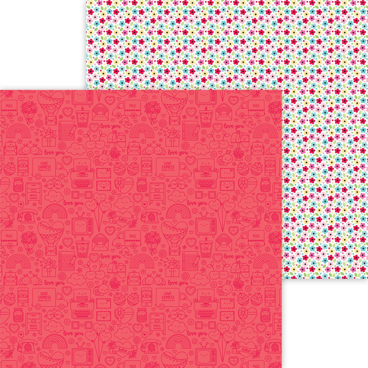 Lots Of Love Double-Sided Cardstock 12"X12"-Sprinkled With Love