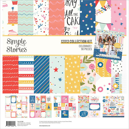 Simple Stories Collection Kit 12"X12"-Celebrate!