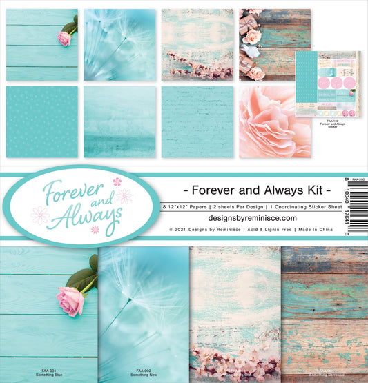 Reminisce Collection Kit 12"X12"-Forever & Always