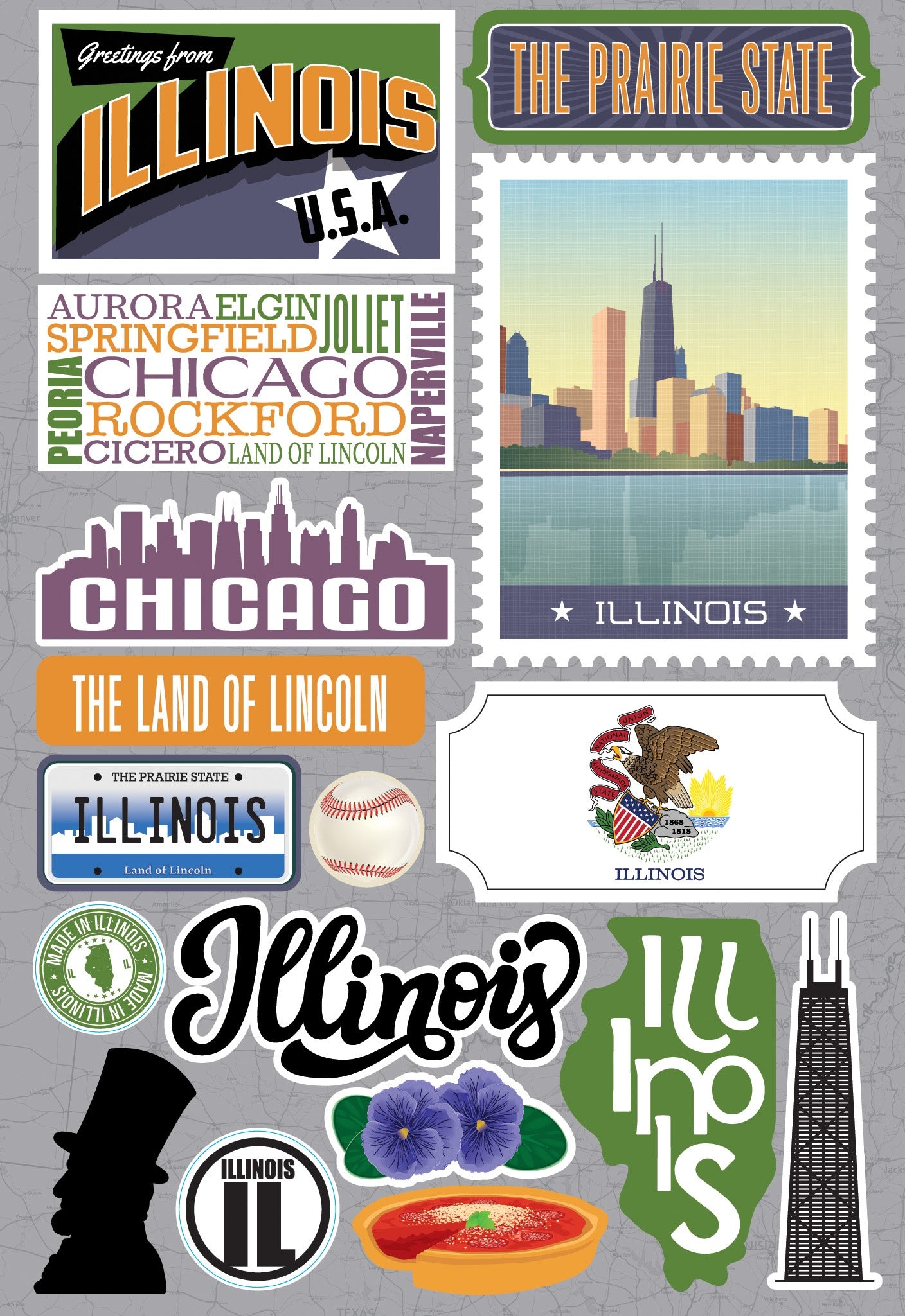 Reminisce Jet Setters 3.0 Dimensional Stickers-Select Style