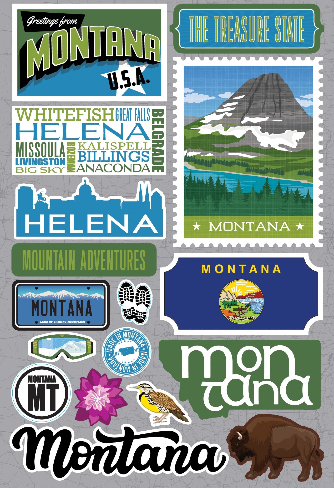 Reminisce Jet Setters 3.0 Dimensional Stickers-Select Style