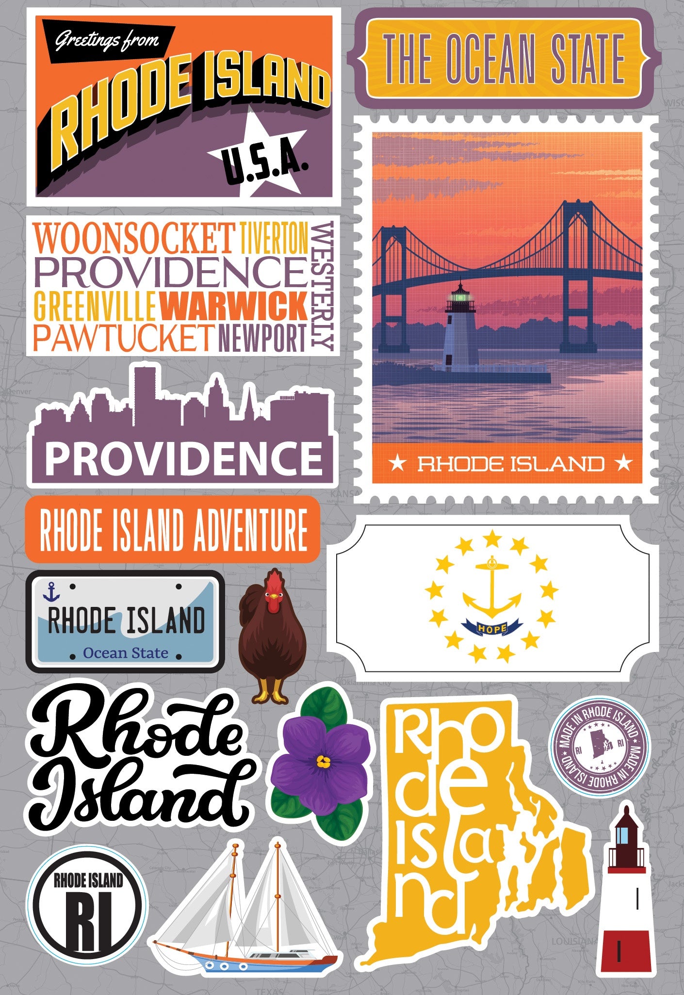 Reminisce Jet Setters 3.0 Dimensional Stickers-Select Style