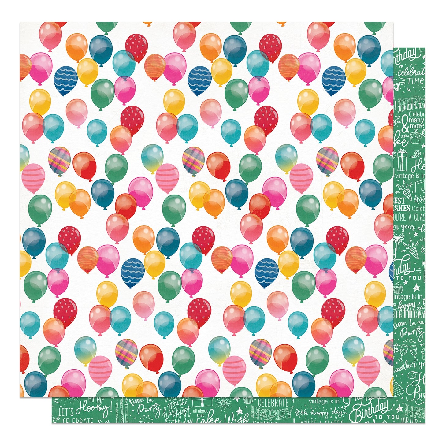 Add Another Candle Double-Sided Cardstock 12"X12"-Let's Party