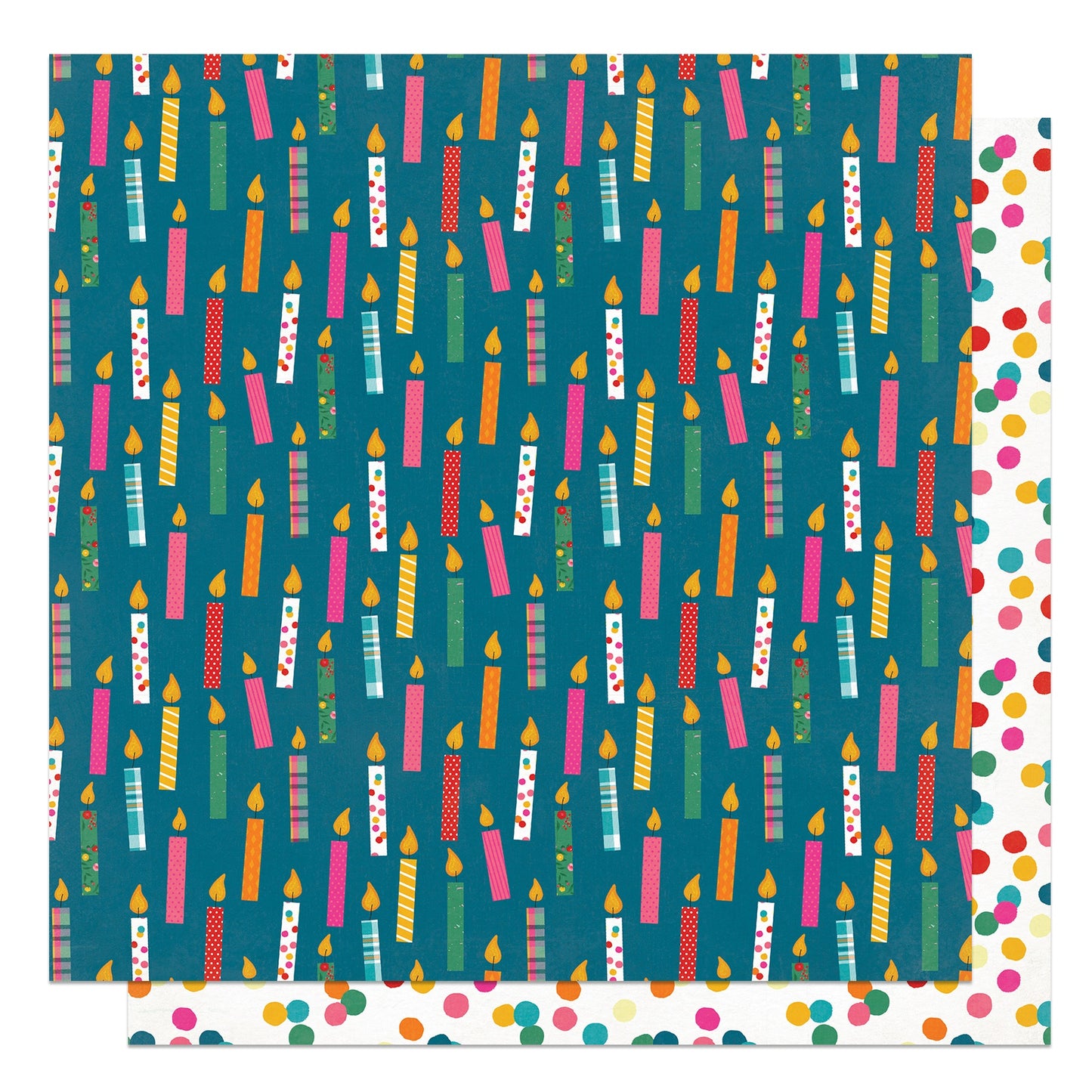 Add Another Candle Double-Sided Cardstock 12"X12"-Let's Party