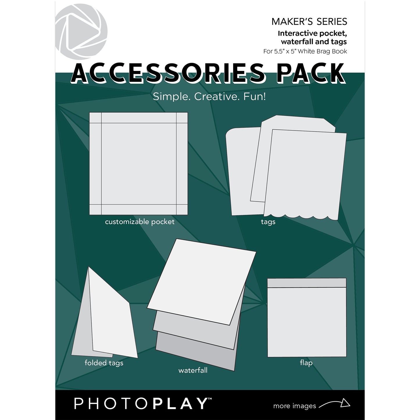 PhotoPlay Brag Book Accessories Pack-White