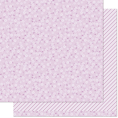 Flower Market Double-Sided Cardstock 12"X12"-Brunia