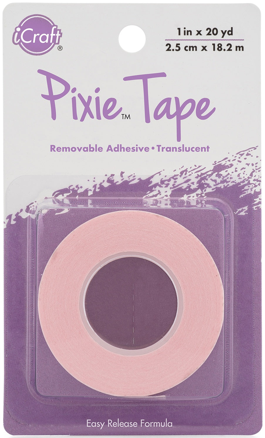 iCraft Pixie Tape Removable Tape-1"X20yd