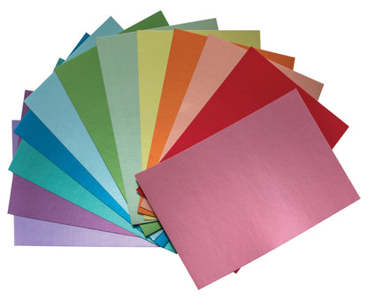 Idea-Ology Kraft-Stock Stack Cardstock Pad 6"X9" 24/Pkg-Metallic Colors