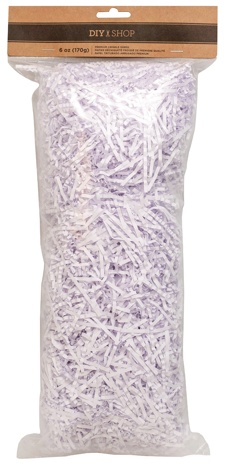 American Crafts Crinkle Shred 6oz-White