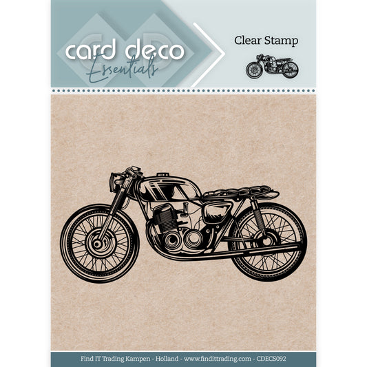 Find It Trading Card Deco Essentials Clear Stamp-Motor