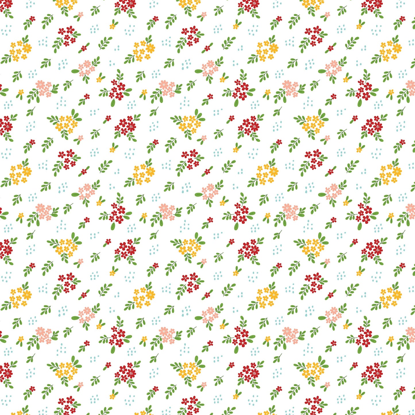 Fun On The Farm Double-Sided Cardstock 12"X12"-Farm Flowers