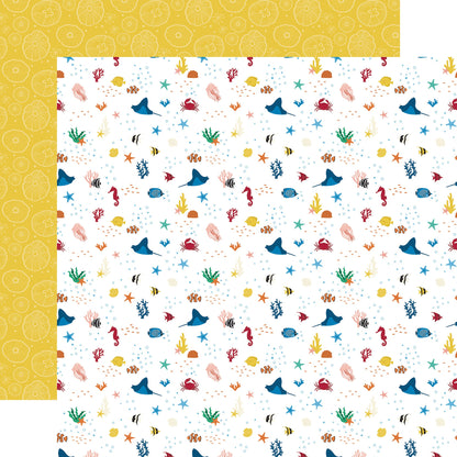 Sea Life Double-Sided Cardstock 12"X12"-Coral Reef