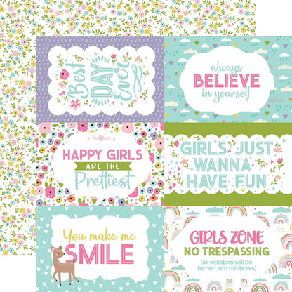 All About A Girl Double-Sided Cardstock 12"X12"-Select Style