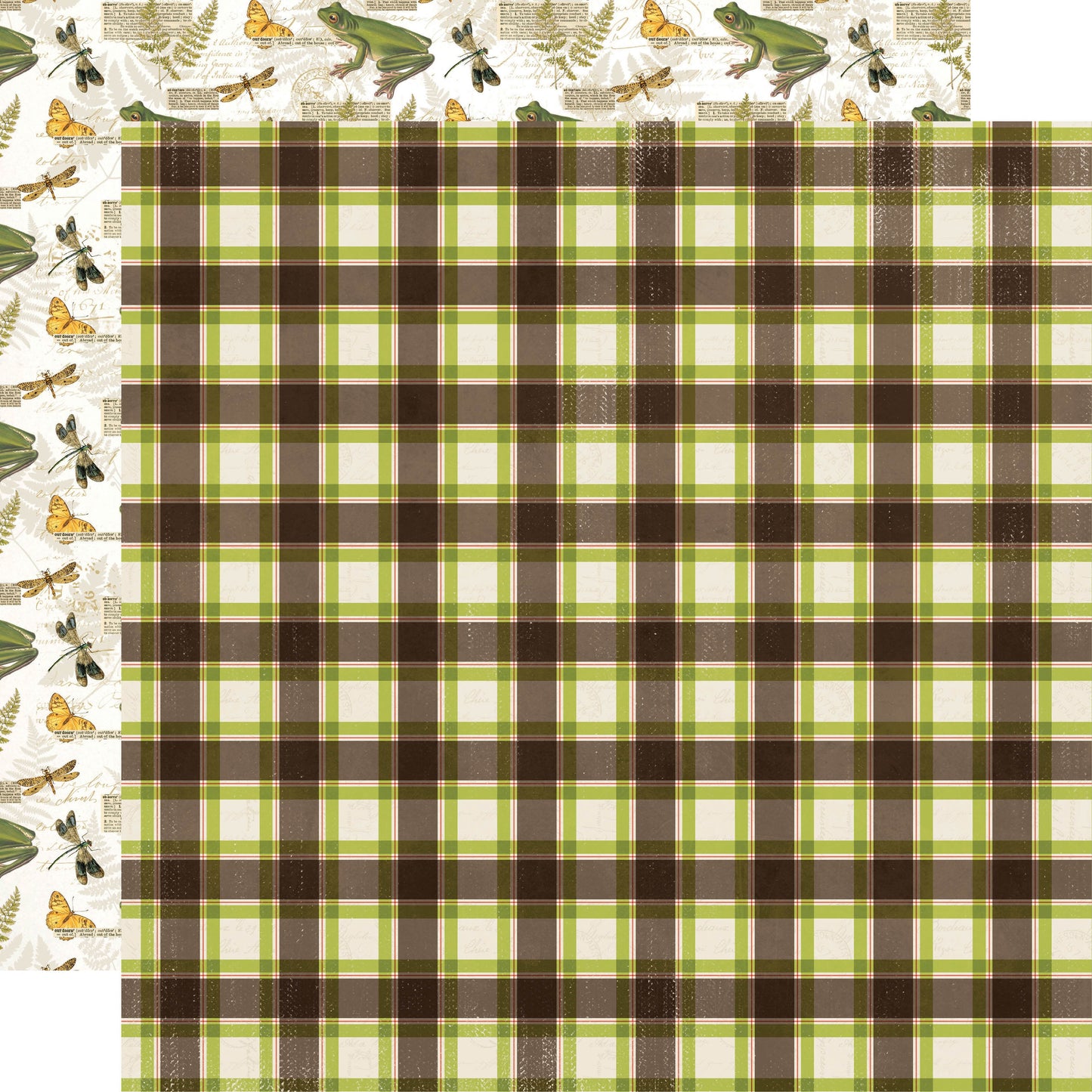 Simple Vintage Lakeside Double-Sided Cardstock 12"X12"-4"X6" Elements