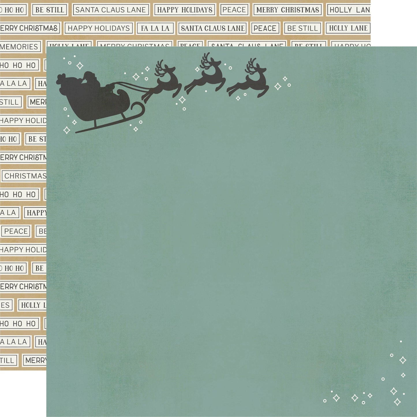 Hearth & Holiday Double-Sided Cardstock 12"X12"-4"X6" Elements