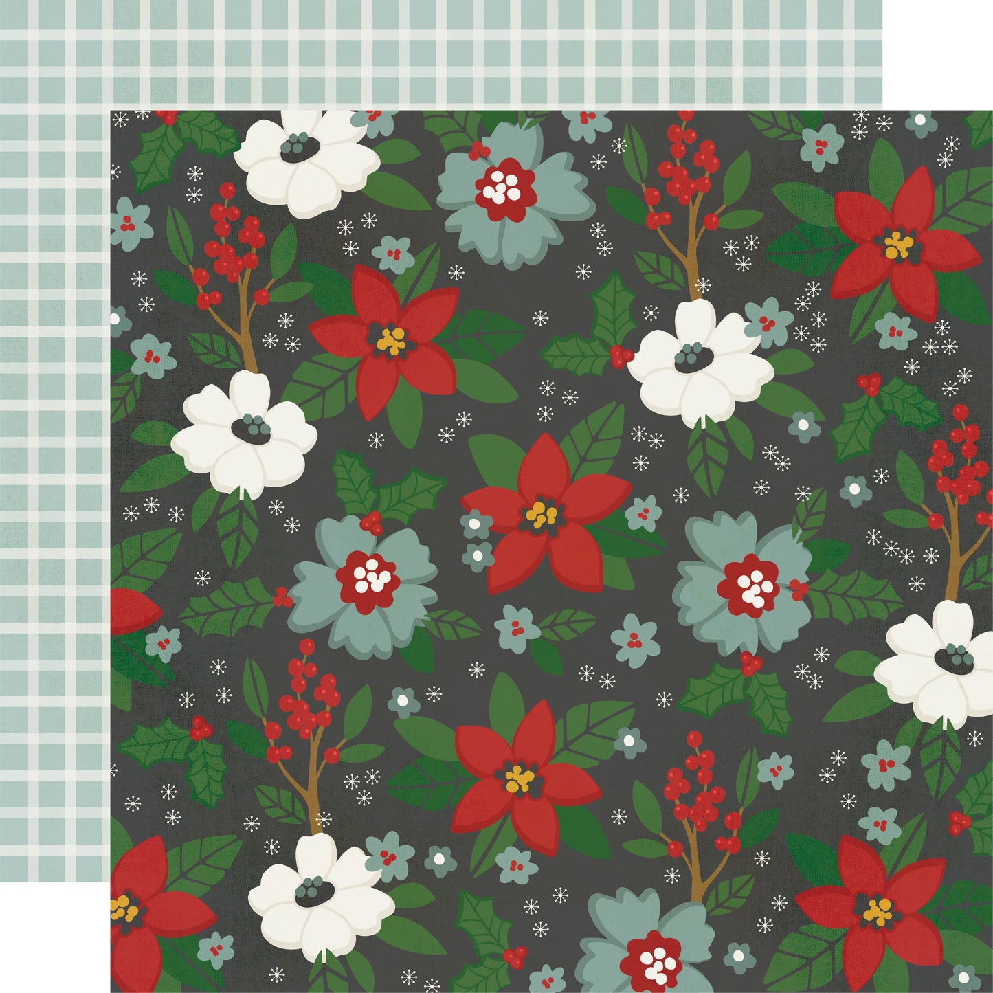 Hearth & Holiday Double-Sided Cardstock 12"X12"-4"X6" Elements