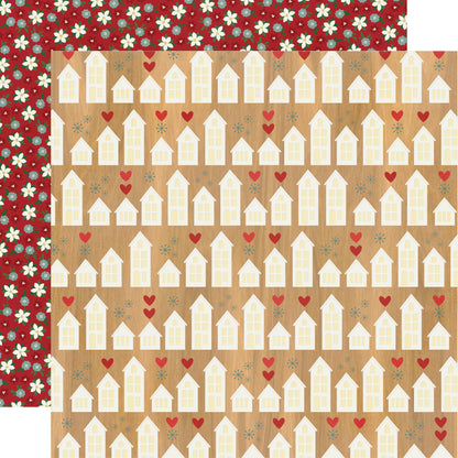 Hearth & Holiday Double-Sided Cardstock 12"X12"-4"X6" Elements