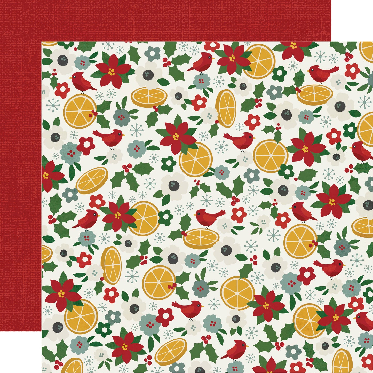 Hearth & Holiday Double-Sided Cardstock 12"X12"-4"X6" Elements