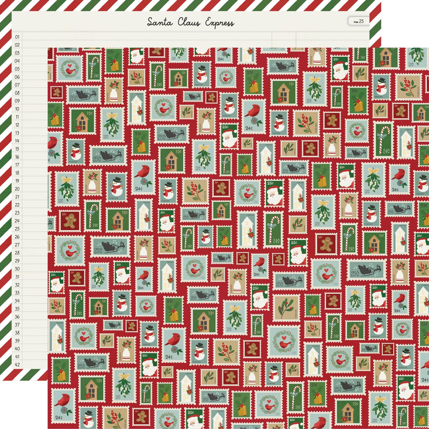 Hearth & Holiday Double-Sided Cardstock 12"X12"-4"X6" Elements